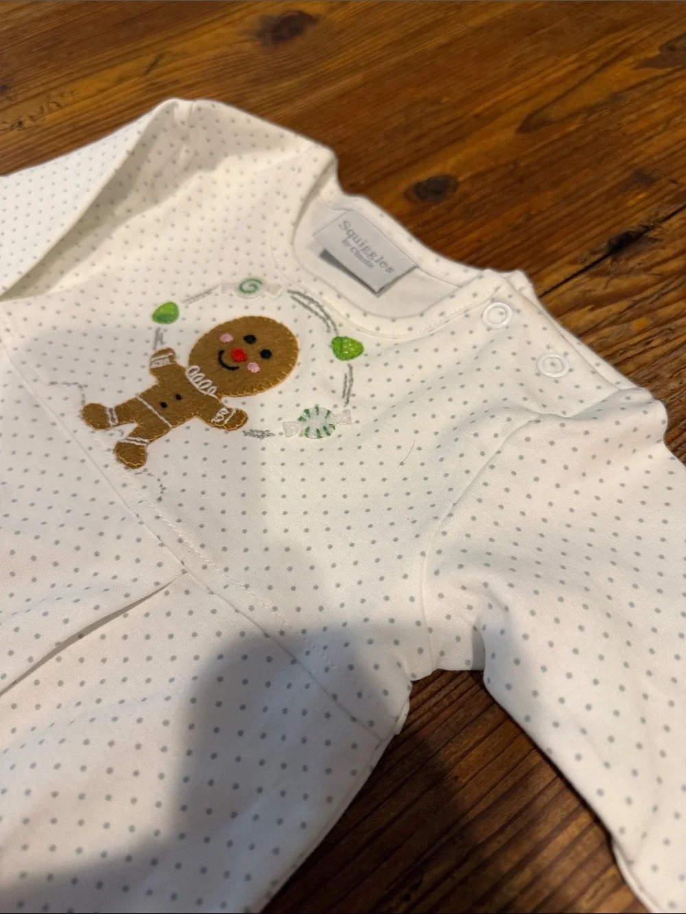 Squiggles by Charlie Gingerbread Romper
